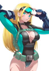 Rule 34 | 1girl, absurdres, aqua eyes, bare legs, blonde hair, breasts, cammy white, capcom, cleavage, curvy, fingerless gloves, gloves, goggles, goggles on head, highleg, highleg leotard, highres, large breasts, leotard, lips, lipstick, long hair, looking at viewer, makeup, official alternate costume, ski goggles, solo, street fighter, street fighter v, thick thighs, thighs, thong leotard, unzipped, wide hips