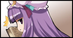 Rule 34 | 1girl, ^^^, book, female focus, lowres, patchouli knowledge, r-type nirvana, solo, touhou