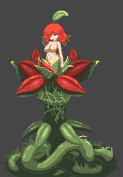 Rule 34 | 1girl, animated, artist request, lowres, monster girl, pixel art, red hair, solo, tagme