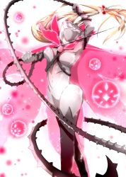 Rule 34 | 1girl, blonde hair, boots, breasts, cape, digimon, digimon (creature), flower, gloves, long hair, plant, rose, rosemon, rosemon burst mode, solo, thigh boots, thighhighs, vines, winni