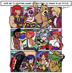Rule 34 | absurdres, aggressors of dark kombat, arthropod girl, brazil, brazilian flag, breasts, car, daytona usa, galaxy fight, giovanna (guilty gear), guilty gear, guilty gear strive, gun, highres, hornet (daytona usa), investigator azuma, king (snk), king (tekken), kisarah westfield, labrys (persona), large breasts, looking at viewer, marco rodriguez, marisa (street fighter), medium breasts, monster girl, motor vehicle, name connection, nationality connection, persona, persona 4, persona 4: the ultimate in mayonaka arena, persona 4: the ultimax ultra suplex hold, pointy ears, q-bee, roomi, smile, soul calibur, street fighter, street fighter 6, surprised, talim, tekken, the king of fighters, ultra fight da! kyanta 2, vampire (game), weapon, wheel