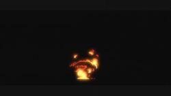 Rule 34 | animated, anime screenshot, arai jun, black background, fire, flames, isekai one turn kill nee-san: ane douhan no isekai seikatsu hajimemashita, perspective, screencap, tagme, video