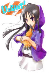 Rule 34 | 1girl, akiyama mio, bad id, bad pixiv id, black eyes, black hair, casual, gloves, hood, hoodie, k-on!, long hair, mouth hold, open clothes, open hoodie, parka, sleeves pushed up, solo, yas (bejes)