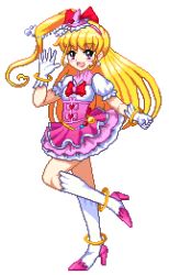 Rule 34 | cure miracle, lowres, mahou girls precure!, non-web source, pixel art, precure