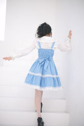 Rule 34 | dress, fishnet legwear, fishnets, hairband, highres, kawahara natsuki, photo (medium), tagme