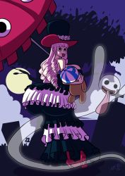 Rule 34 | 1girl, ass, axel-rosered, boots, high heel boots, high heels, highres, one piece, perona, solo