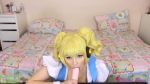 Rule 34 | 1girl, ahegao, animated, bed, blonde hair, blush, bouncing breasts, breasts, breasts out, clothing aside, cosplay, cum, cum in pussy, cum on body, cum on breasts, cum on upper body, cumdrip, dildo, dress, ejaculation, fake cum, fat, fellatio, female focus, female masturbation, functionally nude, headphones, hidori rose, indoors, jewelry, large areolae, large breasts, long hair, looking at viewer, lying, masturbation, moaning, necklace, nipples, nitroplus, object insertion, on back, open mouth, oral, paizuri, panties, panties aside, photo (medium), plump, pussy, rolling eyes, sex toy, short twintails, solo, spread legs, squatting, suggestive fluid, super pochaco, super pochaco (cosplay), thick thighs, thighhighs, thighs, twintails, uncensored, underwear, vaginal, vaginal object insertion, video, white panties, white thighhighs