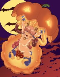 Rule 34 | 1girl, ahegao, animal ears, bat (animal), breasts, cat ears, cat girl, cum, ear insertion, female focus, fucked silly, gochou (kedama), halloween, inflation, mithra (ff11), monster, open mouth, pregnant, pumpkin, rape, rolling eyes, saliva, snot, stomach bulge, sweat, tentacles, vaginal