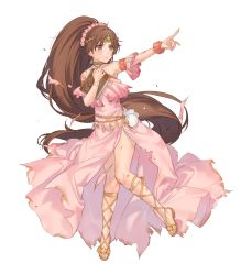 Rule 34 | 1girl, absurdly long hair, bare shoulders, book, brown eyes, brown hair, circlet, dress, feet, female focus, fire emblem, fire emblem: mystery of the emblem, fire emblem heroes, flower, full body, hair flower, hair ornament, highres, holding, holding book, injury, jewelry, kippu, linde (fire emblem), long hair, looking away, matching hair/eyes, nintendo, official art, ponytail, ryona, sandals, scratches, solo, tears, toes, torn clothes, transparent background, very long hair