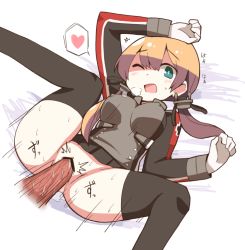 Rule 34 | 10s, 1girl, ^^^, anchor hair ornament, aqua eyes, bad id, bad pixiv id, black ribbon, black skirt, black thighhighs, blonde hair, blush, bouncing breasts, breasts, censored, clothed sex, covered erect nipples, cross, cum, dokan (dkn), gloves, hair ornament, hair ribbon, hand on own head, hat, unworn hat, unworn headwear, heart, heavy breathing, hetero, iron cross, kantai collection, large breasts, long hair, long sleeves, lying, microskirt, military, military uniform, mosaic censoring, motion lines, no headwear, no panties, on back, one eye closed, open mouth, penis, pleated skirt, prinz eugen (kancolle), pussy, ribbon, sex, simple background, skirt, solo focus, spoken heart, spread legs, sweat, thighhighs, twintails, uniform, vaginal, white background, white gloves