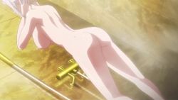 Rule 34 | 1girl, against glass, animated, anime screenshot, ass, ass press, bathroom, blue eyes, breasts, charlotte hazellink, highres, large breasts, long hair, nipples, nude, pink hair, princess lover, screencap, shower head, showering, solo, sound, standing, video, wet