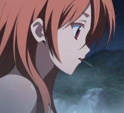 Rule 34 | 10s, 1girl, akame ga kill!, candy, chelsea (akame ga kill!), highres, lollipop, long hair, solo, stitched, third-party edit