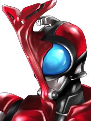 Rule 34 | 1boy, armor, bad id, bad pixiv id, bodysuit, helmet, kamen rider, kamen rider kabuto, kamen rider kabuto (series), male focus, reon (pixiv), reon (saikyou), simple background, solo, upper body, white background