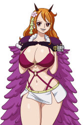 Rule 34 | 1girl, breasts, huge breasts, iury padilha, long hair, nami (one piece), one piece, solo