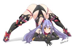 Rule 34 | 1girl, absurdres, android, ass, breasts, highres, huge filesize, jack-o&#039; challenge, jarckius, joints, leotard, long hair, poppi (xenoblade), poppi qtpi (xenoblade), robot joints, simple background, solo, thighs, white background, xenoblade chronicles (series), xenoblade chronicles 2