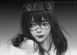 Rule 34 | 10s, 1girl, :p, artist name, asui tsuyu, boku no hero academia, commentary, commentary typo, dated, english commentary, english text, facial mark, greyscale, hair between eyes, highres, long sleeves, looking to the side, mars foong, monochrome, solo, speedpaint, straight hair, tongue, tongue out