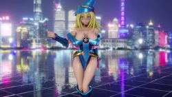 Rule 34 | 1girl, 3d, alternate breast size, animated, artist request, ass, ass shake, audible music, bare legs, bare shoulders, blonde hair, blue footwear, blush stickers, boots, bouncing breasts, breasts, cameltoe, cleavage, close-up, dancing, dark magician girl, duel monster, full body, hat, highleg, highleg leotard, jiggle, large breasts, leotard, leotard under clothes, long hair, looking at viewer, magical girl, mikumikudance (medium), night, night sky, open mouth, partially visible vulva, shiny skin, skirt, sky, smile, solo, sound, twerking, upskirt, video, view between legs, wizard hat, yu-gi-oh!, yu-gi-oh! duel monsters