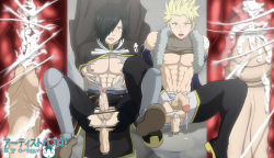 Rule 34 | 5boys, abs, anal, blush, cross-section, cum, cum in ass, ejaculating while penetrated, ejaculation, fairy tail, forced, group sex, male penetrated, multiple boys, muscular, onoro nyo, orgasm, orgy, rape, restrained, rogue cheney, scar, sex, sting eucliffe, torn clothes, yaoi