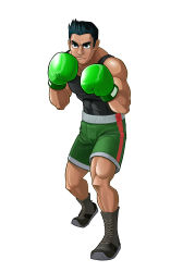 Rule 34 | 1boy, absurdres, boxing, boxing gloves, highres, little mac, male focus, nintendo, official art, punch-out!!, shorts, solo