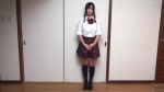 Rule 34 | 1girl, animated, anus, asian, ass, ass grab, bent over, black hair, braid, censored, from behind, kneehighs, looking at viewer, photo (medium), plaid, plaid skirt, presenting, pussy, school uniform, skirt, socks, solo, source request, spread ass, tagme, thigh gap, thighs, twin braids, undressing, video, video