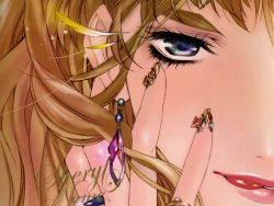 Rule 34 | 00s, highres, jewelry, macross, macross frontier, official art, scan, sheryl nome