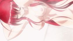 Rule 34 | 10s, animated, animated gif, armpits, arms behind head, bouncing breasts, breasts, demon girl, closed eyes, high school dxd, large breasts, long hair, navel, nipples, nude, red hair, rias gremory, screencap, shower, smile