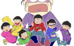 Rule 34 | 10s, 1girl, 6+boys, :3, bad id, bad twitter id, black hair, falling, hands in pocket, hands in pockets, head out of frame, heart, heart in mouth, higamer25, highres, hood, hoodie, matsuno choromatsu, matsuno ichimatsu, matsuno jyushimatsu, matsuno karamatsu, matsuno matsuyo, matsuno osomatsu, matsuno todomatsu, mother and son, multiple boys, osomatsu-kun, osomatsu-san, osomatsu (series), running, sextuplets, shouting, simple background, sleeves past wrists, slippers, smile, sunglasses, surprised, sweat, tearing up, tongue, tongue out, white background