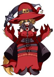 1girl absurdres belt digimon digimon_(creature) female_focus hat highres solo witch witch_hat witchmon