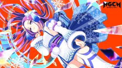 Rule 34 | 1girl, artist request, highres, japanese clothes, magicami, official art, purple hair, sodeshiro seira, wallpaper