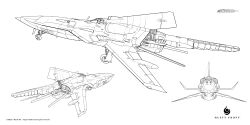 Rule 34 | absurdres, aircraft, airplane, asterozoa, cable, canopy (aircraft), character sheet, commentary, english commentary, fighter jet, flying, greyscale, highres, jet, landing gear, lineart, military, military vehicle, monochrome, multiple views, no humans, rusty front, vehicle focus