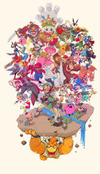 Rule 34 | absurdres, alternate costume, alternate hairstyle, androgynous, animal, animal crossing, arm cannon, armor, bandages, bare shoulders, black hair, blonde hair, blue bodysuit, blue eyes, blue hair, blue pikmin, bodysuit, bowser, bowser jr., bracer, braid, breasts, brown hair, cape, captain falcon, charizard, creatures (company), crossover, crown, dark pit, dog, dog (duck hunt), donkey kong, donkey kong (series), dr. mario, dr. mario (game), dragon, dress, dual persona, duck (duck hunt), duck hunt, everyone, f-zero, facial hair, falco lombardi, family computer robot, fire emblem, fire emblem: mystery of the emblem, fire emblem: path of radiance, fire emblem: radiant dawn, fire emblem: the binding blade, fire emblem awakening, flower, fox mccloud, furry, galaxia (sword), game freak, ganondorf, gen 1 pokemon, gen 2 pokemon, gen 4 pokemon, gen 6 pokemon, gloves, green eyes, green hair, greninja, hair over one eye, hat, headband, helmet, highres, ice climber, ice climbers, iggy koopa, ike (fire emblem), ivysaur, jewelry, jigglypuff, kid icarus, kid icarus uprising, king dedede, kirby, kirby (series), kobus faber, legendary pokemon, lemmy koopa, link, little mac, long hair, looking at viewer, lucario, lucas (mother 3), lucina (fire emblem), ludwig von koopa, luigi, luma (mario), mario, mario (series), marth (fire emblem), mask, master hand, master sword, mega man (character), mega man (classic), mega man (series), meta knight, metal gear (series), metal gear solid, metroid, mewtwo, mole, mole under mouth, mother (game), mother 2, mother 3, multiple boys, multiple girls, mustache, nana (ice climber), necklace, ness (mother 2), nintendo, olimar, open mouth, pac-man, pac-man (game), palutena, pichu, pikachu, pikmin (creature), pikmin (series), pink dress, pit (kid icarus), pointy ears, pokemon, pokemon (creature), pokemon frlg, pokemon rgby, pokemon xy, ponytail, popo (ice climber), power armor, power suit, princess peach, princess zelda, ragnell, red (pokemon), red eyes, red hair, red pikmin, reverse trap, robin (female) (fire emblem), robin (fire emblem), robin (male) (fire emblem), rosalina, roy (fire emblem), roy koopa, samus aran, scarf, sheik, shoes, short hair, skin tight, smile, solid snake, sonic (series), sonic the hedgehog, squirtle, star fox, super mario bros. 3, super smash bros., surcoat, sword, tail, the legend of zelda, the legend of zelda: ocarina of time, the legend of zelda: twilight princess, thighhighs, tiara, tongue, toon link, turtle, umbrella, varia suit, venusaur, very long hair, villager (animal crossing), wario, warioware, weapon, wendy o. koopa, wii fit, wii fit trainer, wii fit trainer (female), wii fit trainer (male), wings, xenoblade chronicles (series), xenoblade chronicles 1, yellow eyes, yellow pikmin, yoshi, zero suit