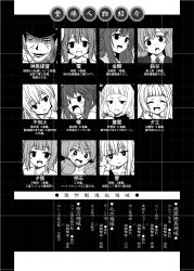 Rule 34 | 10s, 1boy, 6+girls, admiral (kancolle), akashi (kancolle), akebono (kancolle), anger vein, angry, blunt bangs, bow, bowtie, closed eyes, comic, glint, greyscale, hat, headgear, hibiki (kancolle), inazuma (kancolle), kamio reiji (yua), kantai collection, kongou (kancolle), long hair, monochrome, multiple girls, murakumo (kancolle), narrowed eyes, shiranui (kancolle), short hair, sparkling eyes, suzuya (kancolle), sweatdrop, veins, yua (checkmate), yuubari (kancolle), yuudachi (kancolle)