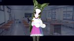 Rule 34 | 3d, abomination, animated, artificial academy 2, game over, green hair, highres, skirt, tagme, uniform, video, video, what