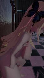 Rule 34 | 3d, animated, ass, blonde hair, breasts, large breasts, tagme, thick thighs, thighs, video, vrchat