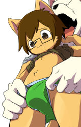 Rule 34 | 2boys, age difference, bulge, furry, furry male, glasses, male focus, manmosu marimo, multiple boys, original, size difference, underwear, undressing, yaoi