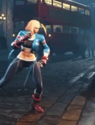 Rule 34 | animated, animated gif, ass, blonde hair, bouncing ass, cammy white, capcom, jiggle, leggings, lowres, pants, street fighter, street fighter 6, tight clothes, tight pants, wide hips, yoga pants