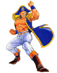 Rule 34 | 1990s (style), abs, captain kidd (world heroes), game, manly, neo geo, official art, pirate, retro artstyle, snk, world heroes