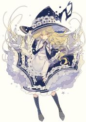 Rule 34 | 1girl, absurdres, adapted costume, black capelet, black hat, black skirt, blonde hair, blush, boots, bow, braid, capelet, commentary request, cross-laced footwear, hair bow, hand up, hat, highres, kirisame marisa, knee boots, long hair, long sleeves, neck ribbon, nikorashi-ka, open mouth, red bow, red ribbon, ribbon, shirt, single braid, skirt, solo, star (symbol), touhou, very long hair, white shirt, wind, witch hat, yellow eyes