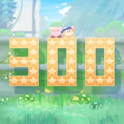 Rule 34 | bandana waddle dee, block (object), day, closed eyes, flower, grass, grasslands, grkkdrm, highres, kirby, kirby (series), kirby and the forgotten land, looking at viewer, nintendo, no humans, open mouth, outdoors, outstretched arms, salute, sky, sparkle, spread arms, star (symbol), sunlight, tongue, tree, waddle dee