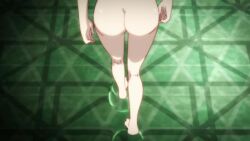 Rule 34 | 1girl, animated, anime screenshot, ass, ass focus, feet, from behind, highres, kneepits, monogatari (series), nisemonogatari, oshino shinobu, tagme, thighs, video, walking, water