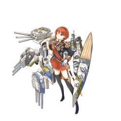 Rule 34 | 15k, 1girl, anchor, barrel, battleship, black footwear, black thighhighs, blue eyes, boots, full body, gloves, mecha musume, medal, military, military uniform, military vehicle, miniskirt, mole, mole under eye, nelson (warship girls r), official art, one eye closed, red hair, remodel (warship girls r), ship, skirt, sleeve rolled up, smokestack, solo, sword, thigh boots, thighhighs, transparent background, turret, uniform, warship, warship girls r, watercraft, weapon, white gloves, wooden deck