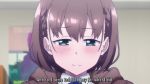 Rule 34 | 1girl, 2boys, ai-chan (tawawa), animated, sound, blush, bouncing breasts, breasts, brown hair, cleavage, getsuyoubi no tawawa, green eyes, large breasts, multiple boys, popped button, subtitled, tagme, video, video