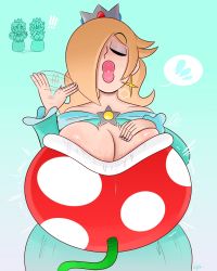 Rule 34 | 1other, 3girls, absurdres, blue background, breast sucking, breasts, breasts out, closed eyes, clothed sex, clothes, crown, earrings, hair over one eye, highres, jewelry, large breasts, licking, licking nipple, lips, long hair, looking at viewer, mario (series), mb ota, monster, multiple girls, nintendo, nipple stimulation, nipples, piercing, piranha plant, princess, princess daisy, princess peach, rosalina, simple background, speech bubble, star (symbol), star earrings, super mario bros. 1, super mario galaxy, super mario land, tongue, tongue out, torn clothes, two nipples one mouth
