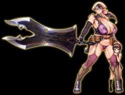 Rule 34 | 10s, 1boy, 1girl, age difference, androgynous, bare shoulders, boots, breasts, cattleya (queen&#039;s blade), cattleya (queen&#039;s blade unlimited), cleavage, elbow gloves, garter belt, glasses, gloves, green eyes, height difference, holding, holding sword, holding weapon, huge breasts, huge weapon, long hair, looking at viewer, mature female, midriff, mother and son, muscular, muscular female, official art, outline, panties, ponytail, purple panties, queen&#039;s blade, queen&#039;s blade unlimited, queen&#039;s blade white triangle, rana (queen&#039;s blade), shiny skin, size difference, standing, sword, thighhighs, thighs, transparent background, trap, underwear, weapon