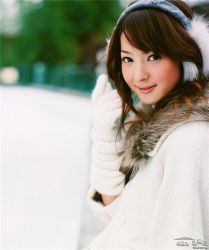 Rule 34 | earmuffs, gloves, nozomi sasaki, photo (medium), scarf, snow, sweater