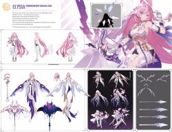 Rule 34 | 1girl, a-pose, alternate form, animal, bad source, bare shoulders, bow (weapon), breasts, character name, closed mouth, concept art, elysia (herrscher of human:ego) (honkai impact), elysia (honkai impact), english text, full body, gloves, highres, holding, holding bow (weapon), holding weapon, honkai (series), honkai impact 3rd, large breasts, long hair, manta ray, official art, open hands, parted lips, pink eyes, pink hair, short hair, smile, staff, translated, upper body, very long hair, weapon, white footwear, white gloves, white headwear