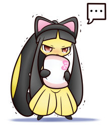 Rule 34 | animal ears, concave, creatures (company), game freak, gen 3 pokemon, horns, mawile, nintendo, no humans, pillow, pokemon, pokemon (creature), red eyes, simple background, single horn, tears, white background
