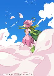 Rule 34 | 1girl, digimon, fairy, flower, highres, lilimon, plant, solo