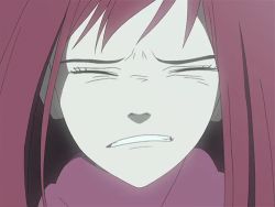Rule 34 | 00s, 1girl, animated, animated gif, closed eyes, flcl, long hair, lowres, red hair, samejima mamimi