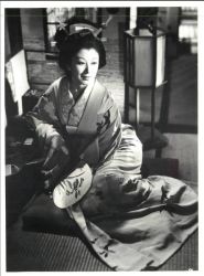 Rule 34 | 1girl, female focus, higuchi ichiyō, japanese (nationality), japanese clothes, kimono, monochrome, source request, takekurabe (movie)